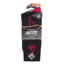 Storm Bloc 2 Pack Mens Super Soft Bamboo Trekking Hiking Socks For Boots (Black Red) - Fast Shipping And Quick Delivery - Black - View 5