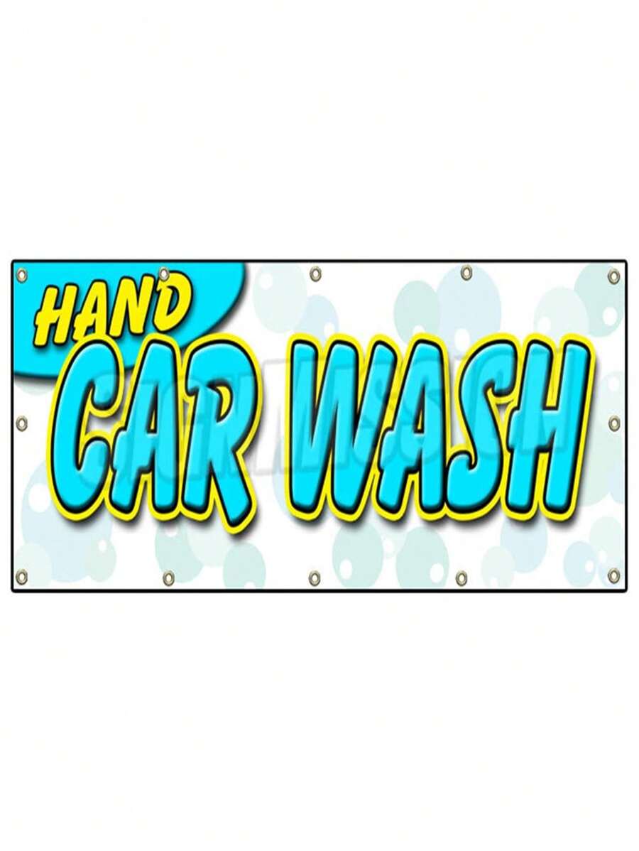 Unbeatablesale SignMission B120 Hand Car Wash 48 X 120 In. Hand Car