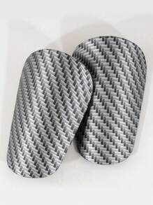 1 Pair Adult Mini Football Shin Guards Thickened Insert Pad Style Leg Protection Sports Equipment - Grey - View 6