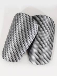 1 Pair Adult Mini Football Shin Guards Thickened Insert Pad Style Leg Protection Sports Equipment - Grey - View 7