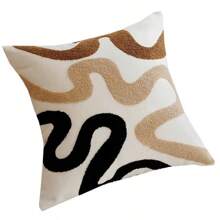 1pc Creative & Fashionable Soft Fluffy Tassel Decorative Pillow Cover - Multicolor - View 3