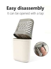 1 件装二合一可拆卸猫砂铲，带大容量便携式垃圾桶，猫清洁用品