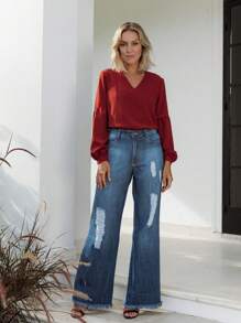 Calça Jeans Wide Leg