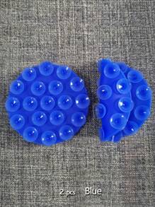 2 件圆形简约双面硅胶吸盘手机支架 - 彩色 - 查看 9