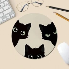 Mouse Pad Fofo com Base de Borracha Antiderrapante, Mouse Pad Engraçado Adequado para Mouse Sem Fio de Computador de Mesa, Escritório e Laptop, Decoração de Escritório Doméstico, Acessórios de Escritório Adoráveis como Presente para Mulheres e Meninas