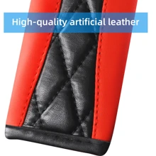 1 Stück Auto Gurtpolster, weiches Leder Gurtschutz für Schulter und Nacken, bequemes Auto Gurt Polsterkissen, universell für SUV, LKW, Wohnmobil