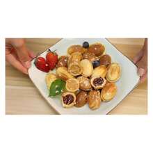 Walnut Cookie Maker 24 Holes Mold Maker Electric Walnut Cake Maker Mini Nut Waffle Bread Machine Sandwich Iron,Toaster Baking Breakfast Pan - Multicolor - View 5