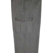 Krisp Mens Multi Pocket Cargo Trousers (Grey) - Grey - View 3
