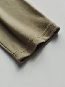 Women's 2-Piece Autumnwear Thickened Fleece Elegant Silhouette Outerwear Set (Long Sleeve Top And Pants)