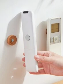 2pcs Magnetic Air Conditioner & TV Remote Control Wall Mounted Storage Hanger - Brown - View 4