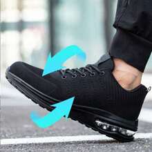 Men Work & Utility Shoes - Black 3 - View 6