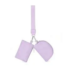 2pcs Multifunctional Fashion Women's Wrist Bag Simple Bank Card Coin Purse Portable Mini Coin Storage Bag Simple Key Card Bag Wristlet Keychain Wristlet Wallet Car Accessories Bag Charm School Letter Cute Goth Y2k Gifts For Mother, Father, Graduation, And Teacher - Multicolor - View 8