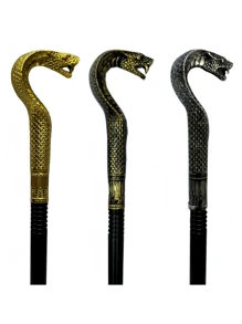 1 pièce Accessoire de costume de sceptre de pharaon à l'œil de serpent cobra "Spooktacular Creations", bâton thématique égyptien pour Halloween, fête costumée, cosplay