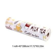 1 Roll 30*200cm Multifunction Kitchen Liner, Cute Cartoon Print Non Adhesive Moisture-Proof Waterproof Oil-Proof Drawer Paper For Wardrobe & Shoe Rack - Multicolor - View 16