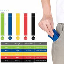 1pc Multi-Functional Yoga Resistance Circle, Fitness Elastic Band, Yoga Strap, Training Resistance Loop, Stretch Band - Multicolor - View 4