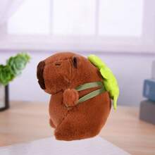 1pc Capybara Plush Doll Backpack Accessory Keychain, Creative & Cute Gift For Girlfriend Or Best Friend - Multicolor - View 4