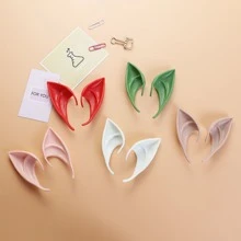 1pc Fairy Ear Halloween Prop Latex  Ear Model Cosplay Angel Pixie Fake Ears - Multicolor - View 3