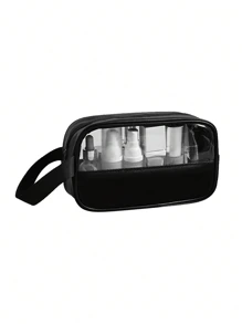 女士便携式旅行洗漱包女式透明防水化妆品收纳包返校书包旅行必需品旅行收纳包海滩暑假学校化妆包返校用品化妆品收纳包学校用品包收纳包房间用品 - 彩色 - 查看 11