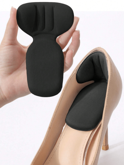 QKC 1 Pair Heel Grips Liner Cushions Inserts For Loose Shoes, Heel Pads Snugs For Shoe Too Big Men Women, Filler Improved Shoe Fit And Comfort, Prevent Heel Slip And Blister For Women High Heels Women Pumps And Men Sneakers Shoes Summer