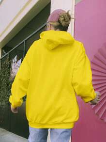 Malibu Beach KANGARU 1213 Fluxo Fx Sweatshirt Blouse - 黃色 - 查看 4