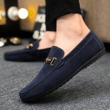 1 par de Zapatos casuales tipo mocasín transpirables y de moda para hombres, ideales para primavera y verano