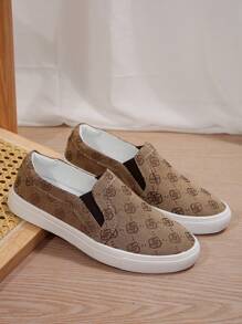 1pair Slip-On Flat Casual Sports Sneakers For Teen Girls