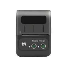 Impresora de recibos Bluetooth, impresora de recibos térmica portátil, mini impresora de tickets para pequeños negocios minoristas, impresora de mini recibos de 58mm compatible con Android/Windows/ChromeOS/Linux - Impresora térmica de recibos negra PT280 (1 rollo de papel de impresión incluido) - Ver 9