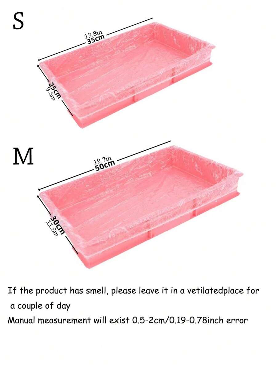 10PCS Disposable Small Animal Cage Liner For Parrots, Rabbits, Guinea