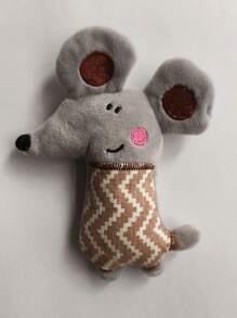 1pc Pet Plush Toy New Style Cat Doll Plush Toy, Interactive Cat Toy, Chew And Scratch Resistant Dog Toy