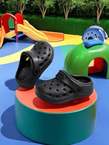 ComfortFlex 洞洞鞋－透氣、快乾、輕量、防滑且親水，適合男孩與女孩，適合海灘、泳池及四季穿著 - 黑色 - 查看 4