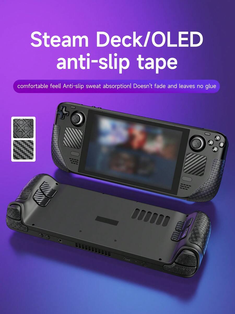 Steam Deck OLED Console Touchpad Grip Stickers, Anti-Slip Protective Cover Accessories For Steam Deck - Multicolor - View 1