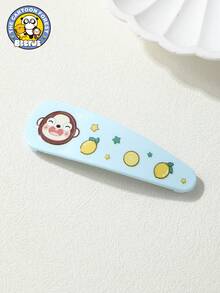 4 cái/bộ Kẹp tóc thiết kế nhân vật hoạt hình Beerus cho bé gái, thích hợp dùng hàng ngày, tiệc tùng, du lịch - Nhiều màu - Xem 4