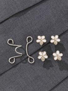 1pc Women's Fashionable Metal Buckle Designed Adjustable Waistband, Detachable & Adjustable, Avoid Unexpected Exposure For Daily Casual Wear, Nice Gift For Friends