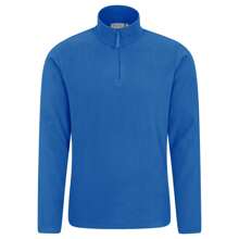 Mountain Warehouse Mens Camber II Half Zip Fleece Top (Blue) - Cadet Blue - View 1