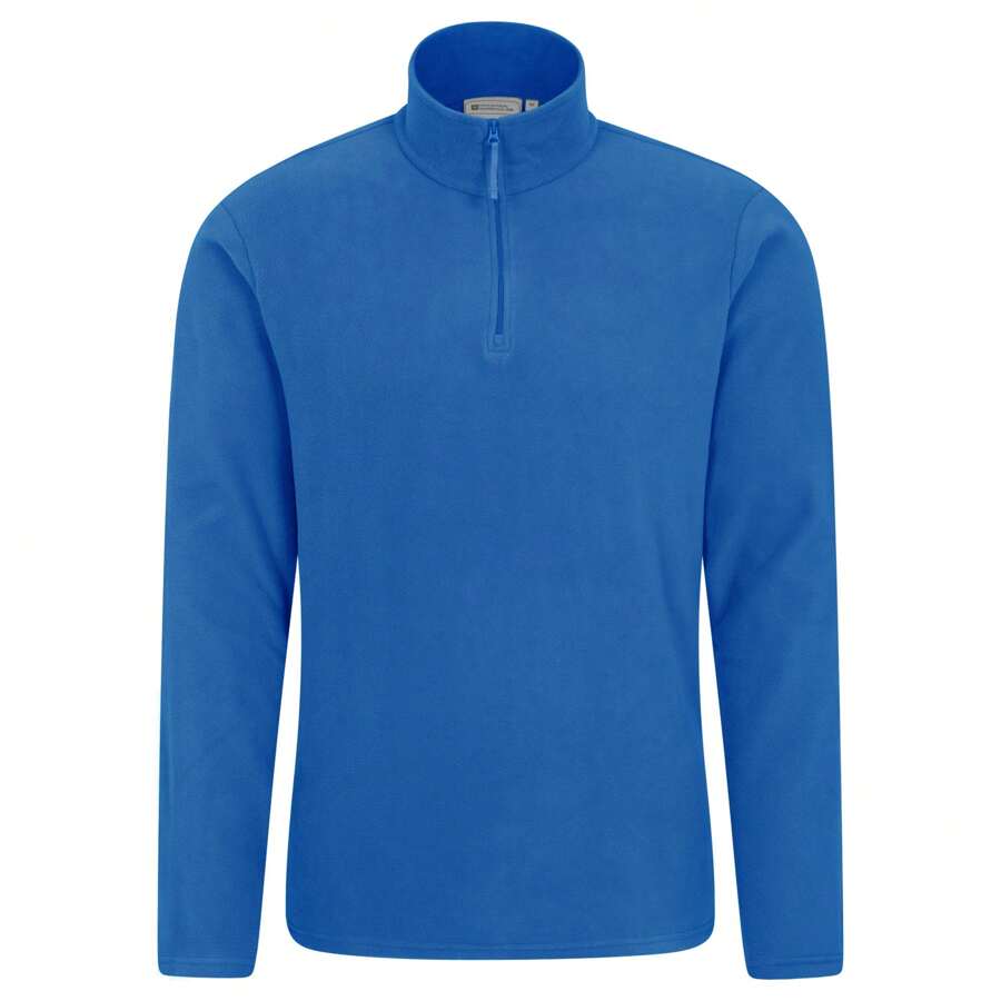 Mountain Warehouse Mens Camber II Half Zip Fleece Top (Blue) - Cadet Blue - View 1
