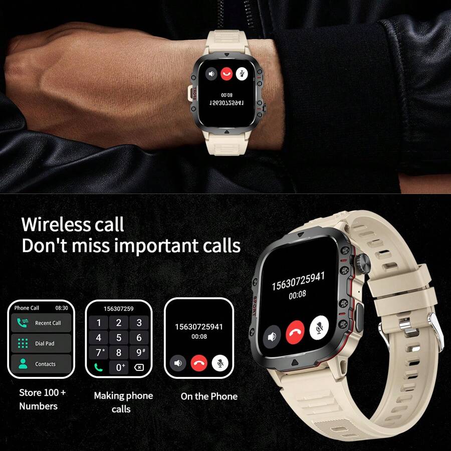 Smart Watch, Wireless Calling/Dialing, Multiple Sports Modes, Call