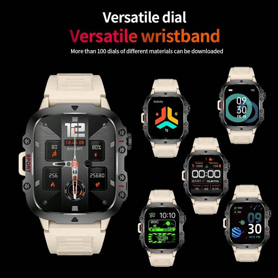 Smart Watch, Wireless Calling/Dialing, Multiple Sports Modes, Call