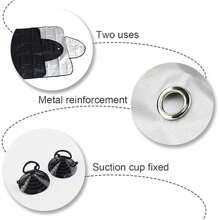 1 szt. Osłona przeciwśnieżna przedniej szyby samochodu na lód, śnieg, mróz, osłona przeciwsłoneczna na przednią szybę samochodu, osłona przeciwsłoneczna z tkaniny Oxford na każdą pogodę, chroniąca przed wiatrem i promieniowaniem UV, pasująca do samochodów SUV, ciężarówek Van, uniwersalne akcesoria samochodowe, ochrona przeciwsłoneczna wnętrza samochodu