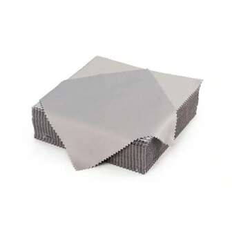 3pcs/5pcs Bulk Pack Grey Microfiber Square Glasses Cleaning Cloth, Anti-Dirty Soft Lens Polishing Cloths, Screen Cleaner For Phone/Computer Glasses Accessories For Women