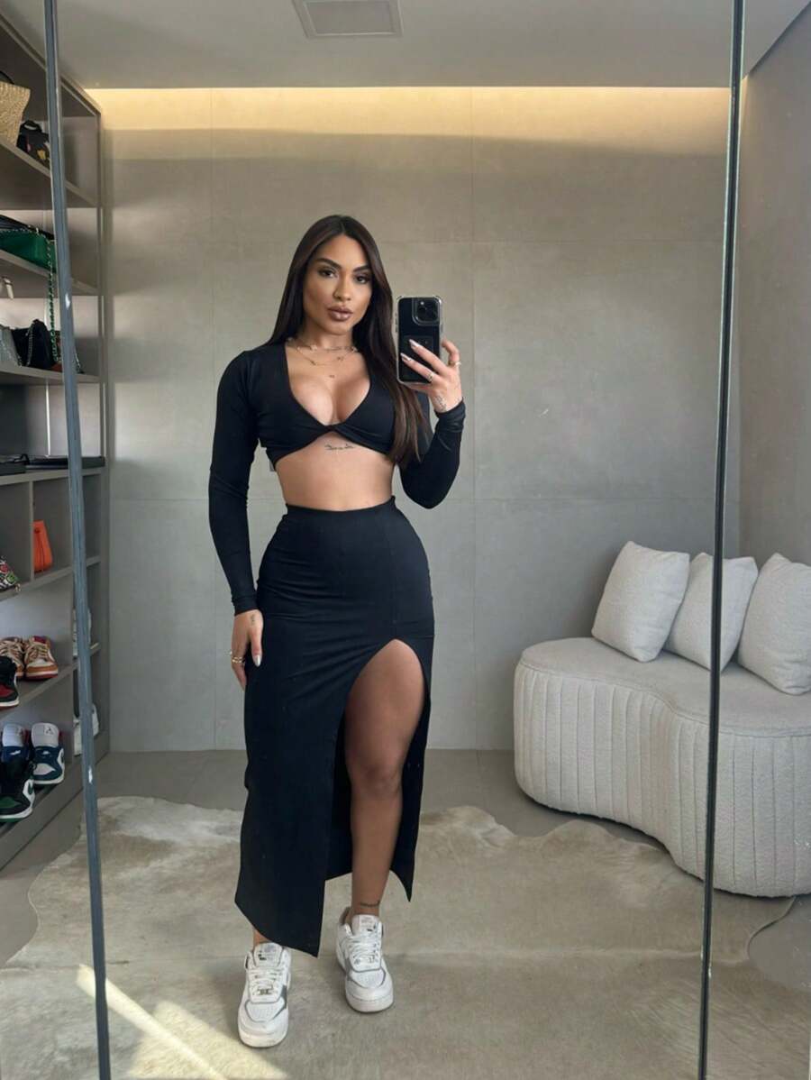 STE SET - POLYAMIDE - 黑色 - 查看 1