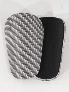 1 Pair Adult Mini Football Shin Guards, Thick Inserted Pad Sports Leg Protection - White - View 5