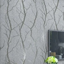 1 Roll Patterned Non-Woven Fabric Wallpaper, Simple & Personalized Decor For Kitchen, Bedroom, Living Room, Study Or Dormitory, Renovation Stickers Peel Wall Panels, Wall Paper, Wallpapers, Spring Decoration Items Refresh Your Home, Rama Decoration Stickers