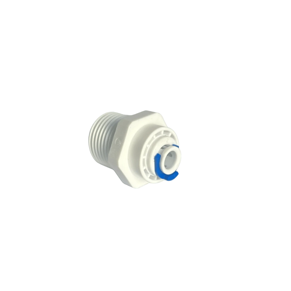 Straight Adapter Connector 1/2 External Thread For 1/4 Tube Quick Coupling - trắng - Xem 1