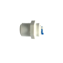 Straight Adapter Connector 1/2 External Thread For 1/4 Tube Quick Coupling - trắng - Xem 3