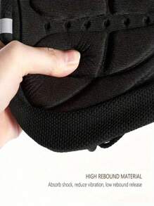 1Pc Seat Cover Replacement, 3D Soft Cushion Comfortable  Saddle Cover, Bicycle Accessories.Thickened Soft And Comfortable Sponge Cloth Seat Cover Road Bike Seat Cover Bicycle Accessories Cycling