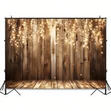 1 pièce, Toile de fond rustique en bois pour photographie, sol en bois nostalgique, accessoire de studio photo, accessoire de photobooth, fournitures de fête, Noël