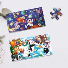 CASAMAX WL Rompecabezas dibujos animados, 120 piezas / 45*22.5 cm - Multicolor - Multicolor - Ver 4