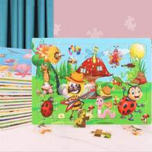 CASAMAX WL Rompecabezas dibujos animados, 120 piezas / 45*22.5 cm - Multicolor - Multicolor - Ver 2