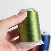 3-Ply 350m Macaron Color Shiny Nylon Poly Blend Tassel Cord, Suitable For Beading, Pearls