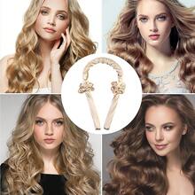 Curly Ondas En Cabello Rizos Sin Calor Tubo +2 Scrunchies - Amarillo - Ver 3